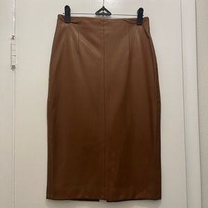 Zara Leather Pencil Skirt